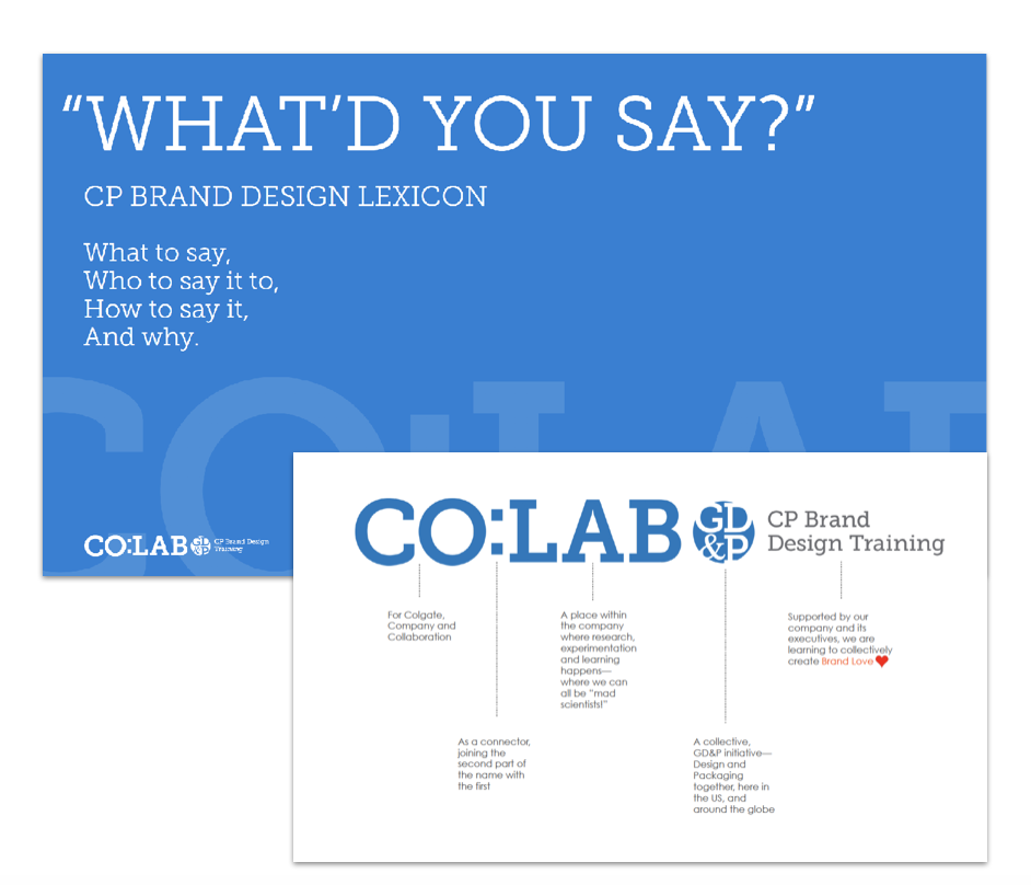 Colgate-Palmolive — Brand Design DNA & Training Program