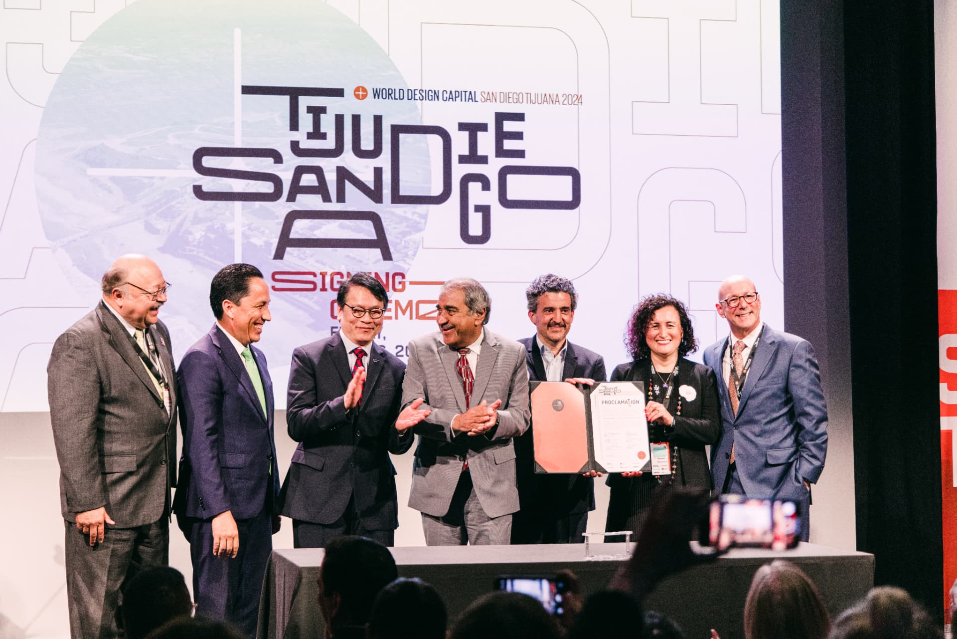 Seda Evis at the World Design Capital 2024 signing ceremony